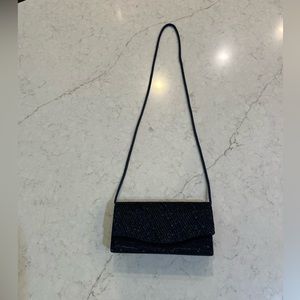 Navy-sparkle special occasion purse